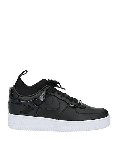 Black Leather Sneakers