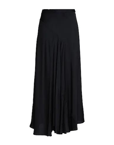 Black Maxi Skirts HIGH-WAIST ESSENTIAL MAXI CIRCLE SKIRT
