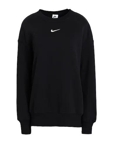 Black Nike Sportswear Phoenix Fleece Women's Oversized Crewneck Sweatshirt

