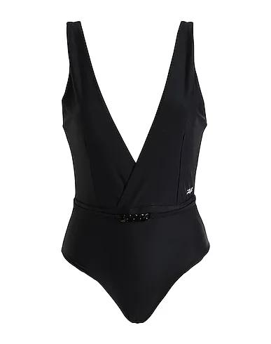 Black One-piece swimsuits KARL DNA DEEP V SWIMSUIT
