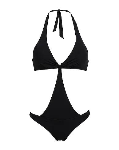 Black One-piece swimsuits