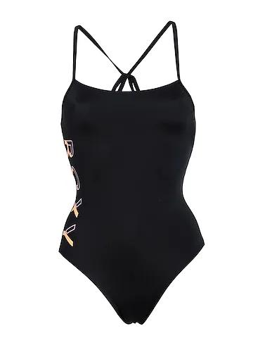 Black One-piece swimsuits RX Costume intero Roxy Active Sd Swimming 1 Pce

