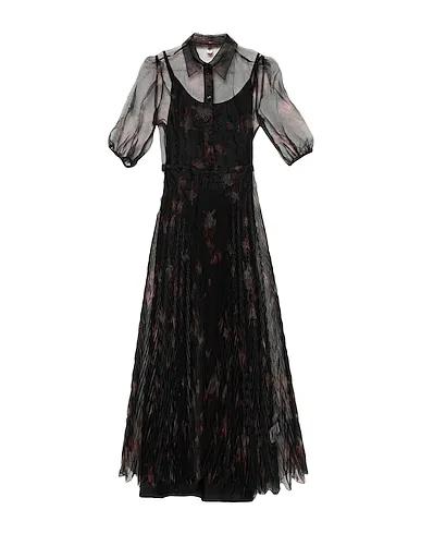 Black Organza Long dress