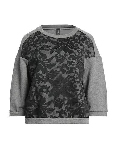 Black Organza Sweatshirt