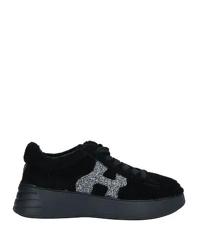 Black Pile Sneakers