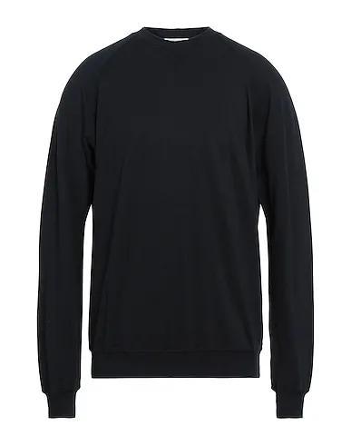 Black Piqué Sweatshirt