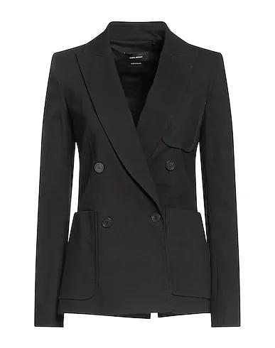 Black Plain weave Blazer