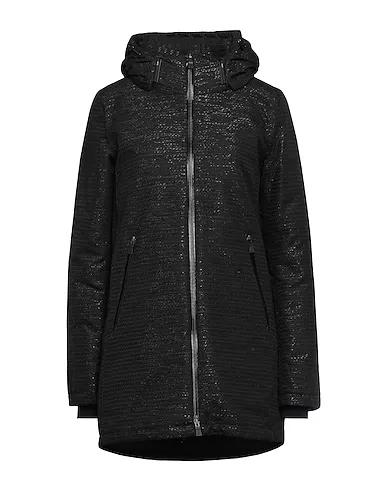 Black Plain weave Shell  jacket