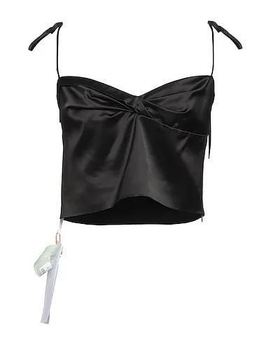 Black Satin Cami