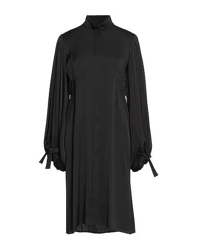 Black Satin Elegant dress