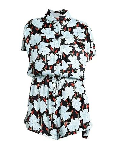 Black Satin Jumpsuit/one piece