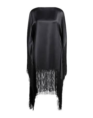 Black Satin Midi dress