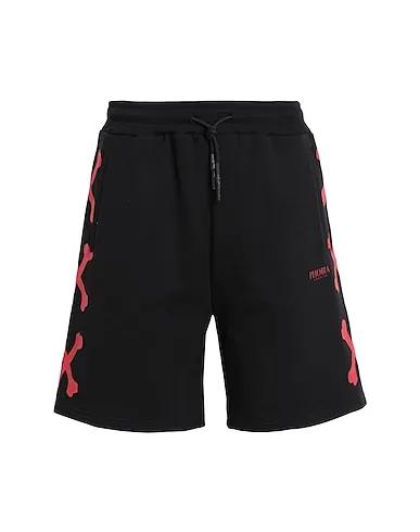 Black Shorts & Bermuda BLACK SHORTS WITH RED CROSS BONES
