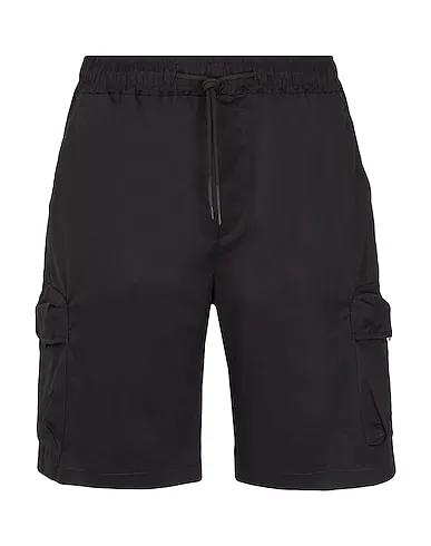Black Shorts & Bermuda COTTON WAISTBAND CARGO SHORTS
