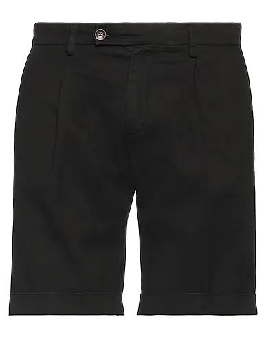 Black Silk shantung Shorts & Bermuda