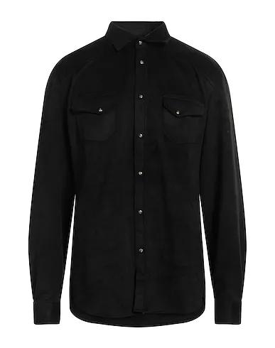 Black Solid color shirt