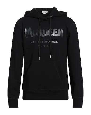 ALEXANDER MCQUEEN | Black Men‘s Hooded Sweatshirt