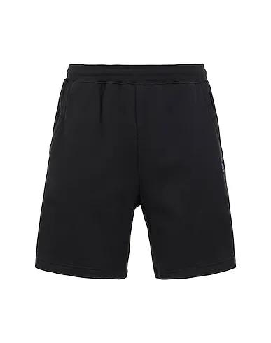 Black Sweatshirt Shorts & Bermuda ABSTRACT SHORT
