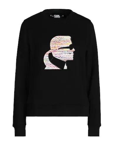 Black Sweatshirt Sweatshirt BOUCLE PROFILE SWEATSHIRT
