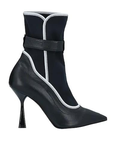 Black Synthetic fabric Ankle boot
