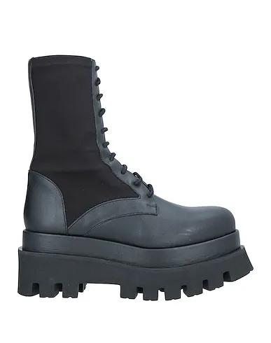 Black Synthetic fabric Ankle boot