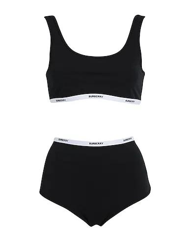 Black Synthetic fabric Bikini