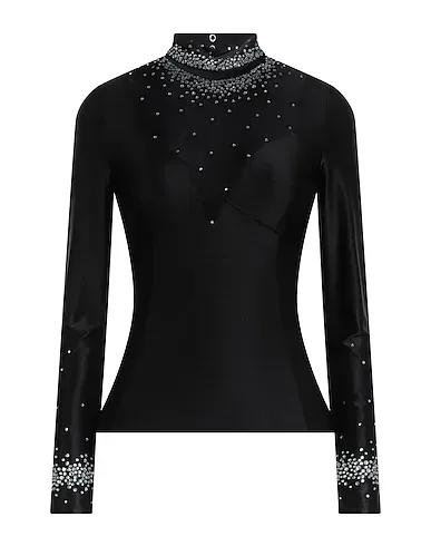 Black Synthetic fabric Blouse