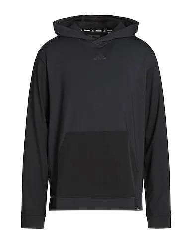 Black Synthetic fabric Hooded sweatshirt BEST CORD HD

