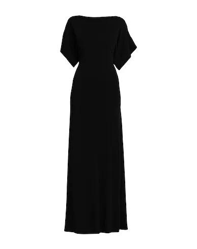 Black Synthetic fabric Long dress