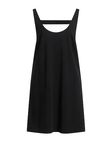 Black Synthetic fabric Short dress