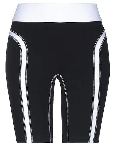 Black Synthetic fabric Shorts & Bermuda