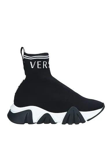 Black Synthetic fabric Sneakers