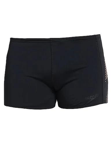 Black Synthetic fabric Swim shorts