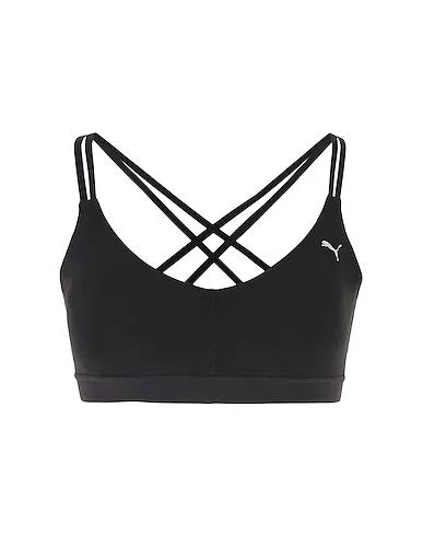 Black Synthetic fabric Top Yogini Lux Strappy
