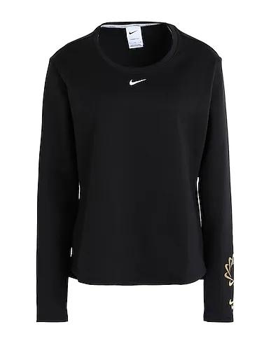 Black T-shirt Nike Therma-FIT One Women's Graphic Long-Sleeve Top
