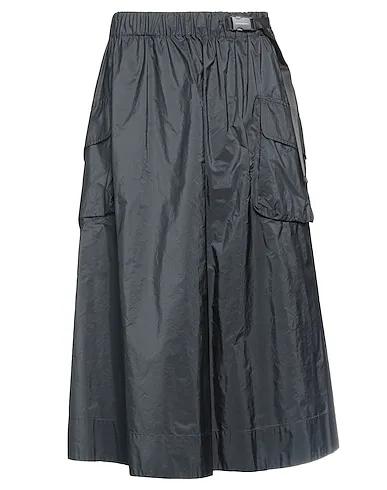 Black Taffeta Midi skirt