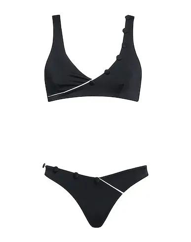 Black Techno fabric Bikini