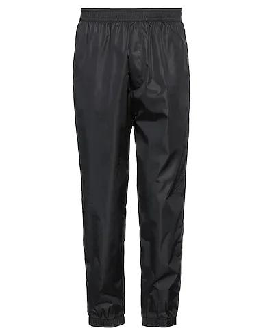 Black Techno fabric Cropped pants & culottes