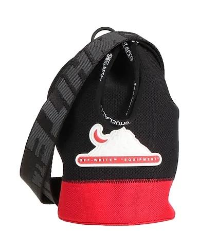 Black Techno fabric Cross-body bags