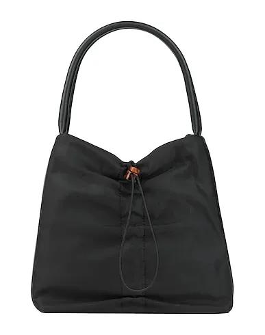Black Techno fabric Handbag FELIX NYLON SHOULDER BAG
