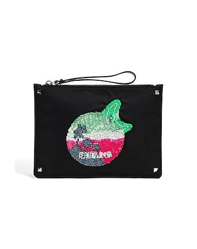 Black Techno fabric Handbag