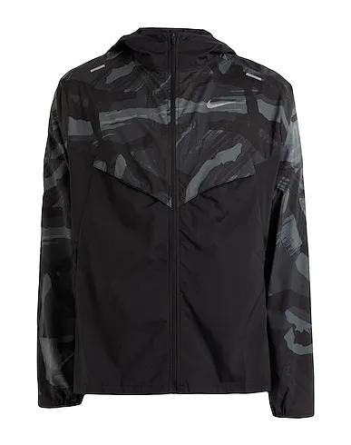Black Techno fabric Jacket M NK RPL WINDRUNNER CAMO
