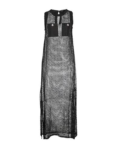 Black Techno fabric Long dress