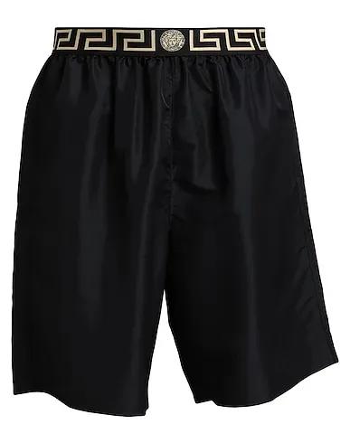 Black Techno fabric Swim shorts