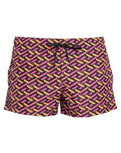 Black Techno fabric Swim shorts