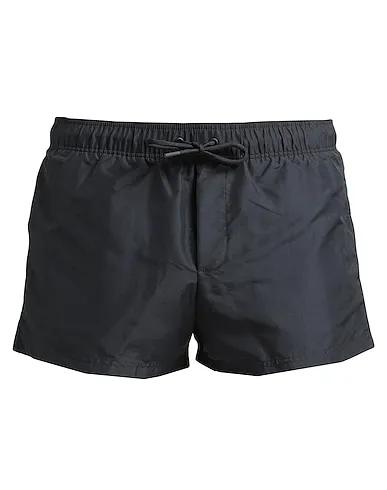 Black Techno fabric Swim shorts