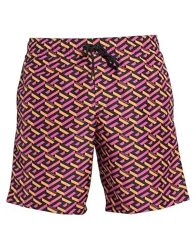 Black Techno fabric Swim shorts