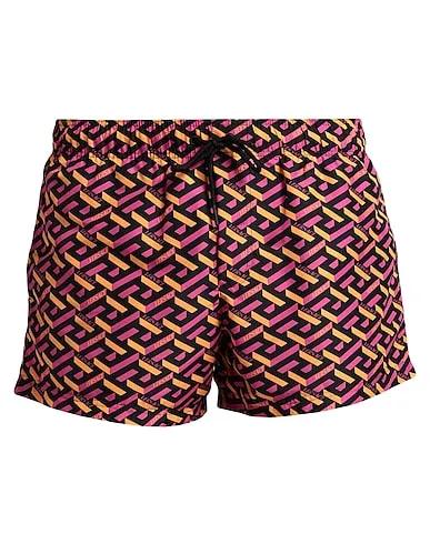 Black Techno fabric Swim shorts