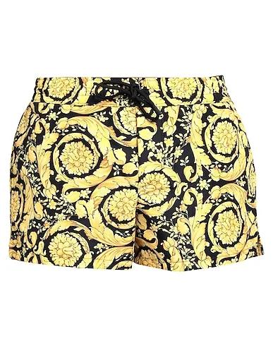 Black Techno fabric Swim shorts