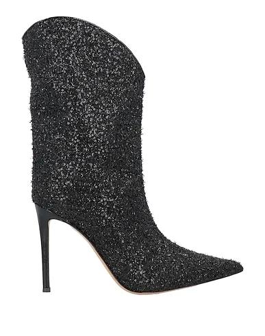 Black Tulle Ankle boot